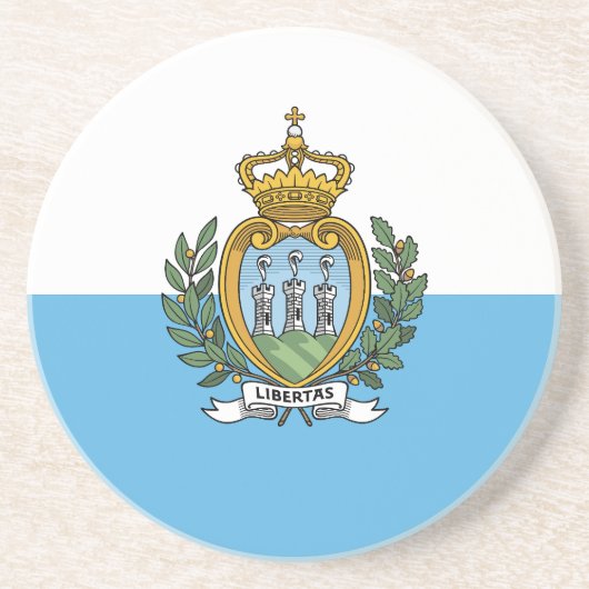San Marino Flag コースター (正面)