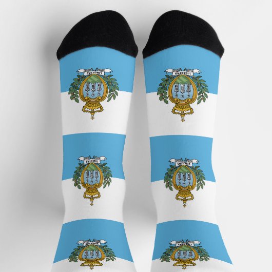 San Marino Flag ソックス (上部)