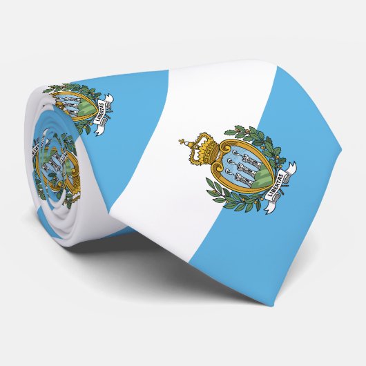 San Marino Flag ネクタイ (ロール)