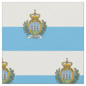 San Marino Flag ファブリック (クローズアップ)