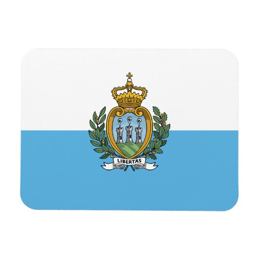 San Marino Flag マグネット (横)