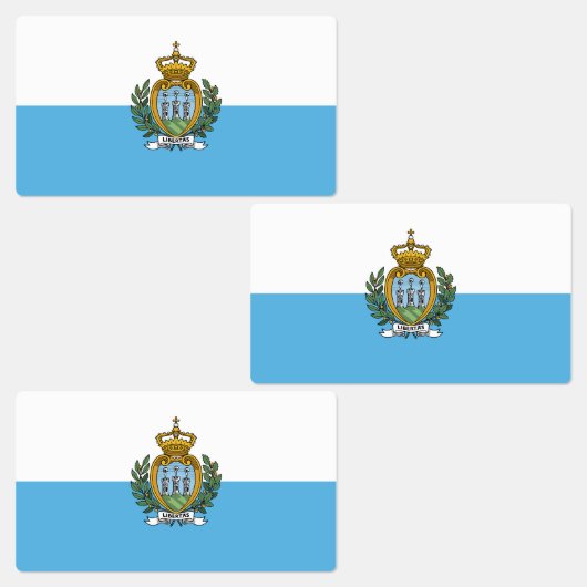 San Marino Flag ラベル (グループ)