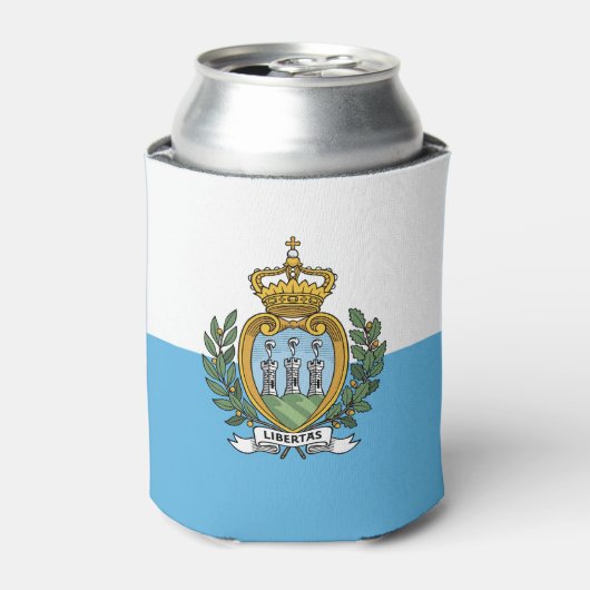 San Marino Flag 缶クーラー (缶正面)