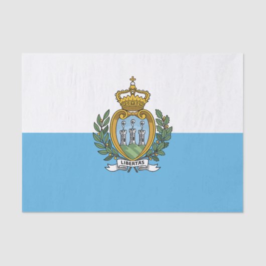 San Marino Flag 薄葉紙 (正面)