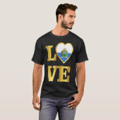 San Marino Flag Sammarinese Pride and Love Tシャツ (正面フル)
