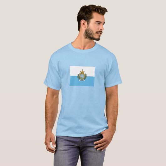 San Marino Flag Tシャツ (正面フル)