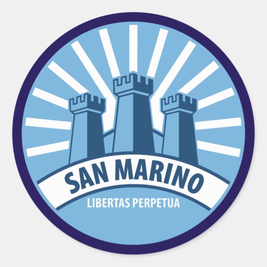 San Marino Libertas Perpetua ラウンドシール (正面)
