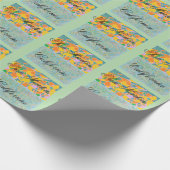 San martin California with abstract art ラッピングペーパー (角)