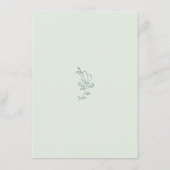 San Miguelのエ結婚ンクロージャカード エンクロージャーカード (裏面)