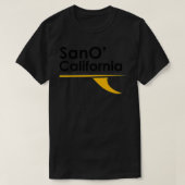 San Onofre California surf beach Tシャツ (デザイン正面)