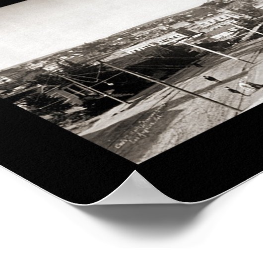 San Pedro, CA Huge Photo 1909 ポスター (角)