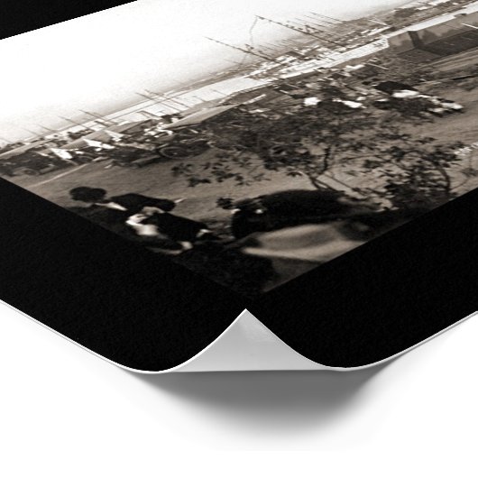 San Pedro, CA Photo 1908 ポスター (角)