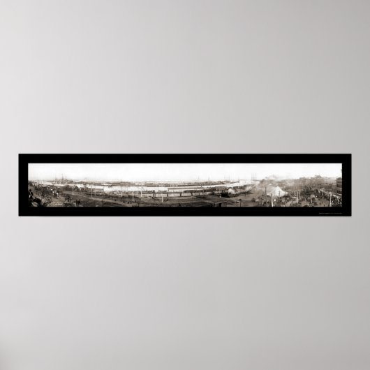 San Pedro, CA Photo 1908 ポスター (正面)