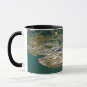 San Quentinの刑務所の画像のコーヒー・マグ マグカップ (左)