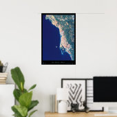 San Quintin、Baja California衛星ポスター ポスター (ホームオフィス)