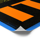 San Remo riviera，イタリア，ヴィンテージ旅行ポスター ポスター (角)