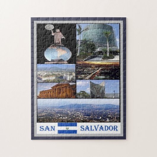 San Salvador - El Salvador - Mosaic - ジグソーパズル (縦)