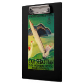 San SebastianのヴィンテージPosterEurope クリップボード (左)