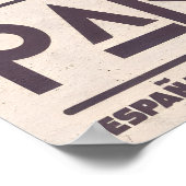 San Sebastian Art Print Curling Wave, Mid Century ポスター (角)