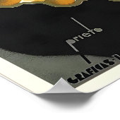 San Sebastian Ideal Climate Spain Vintage Travel ポスター (角)