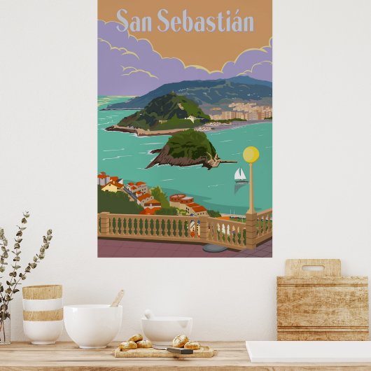 San Sebastian, Spain ポスター (キッチン)