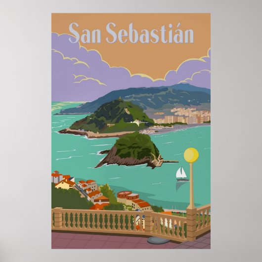 San Sebastian, Spain ポスター (正面)