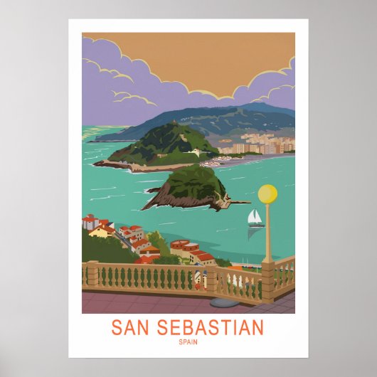 San Sebastian, Spain ポスター (正面)