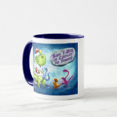 SAN TレックスはTOWNにコミン！ by Jeff Willis Art マグカップ (正面左)