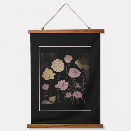 San Telmo Flowers 吊り下げ型タペストリー (正面)