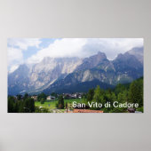 San Vito di Cadore Italy Poster ポスター (正面)
