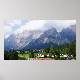 San Vito di Cadore Italy Poster ポスター