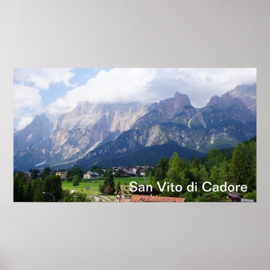 San Vito di Cadore Italy Poster ポスター (正面)