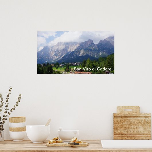 San Vito di Cadore Italy Poster ポスター (キッチン)