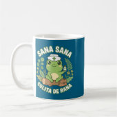 Sana Sana Colita De Rana Mexican Nurse Frog  コーヒーマグカップ (左)