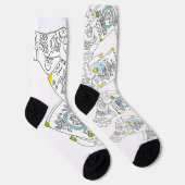 Sana Tarot THE FOOL & THE WORLD ソックス (右)