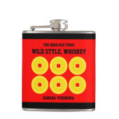 SANADA YUKIMURA(六文銭)：Flask フラスク (正面)