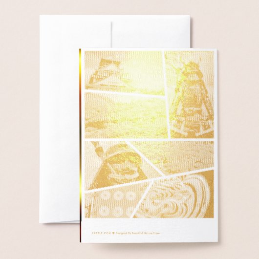 SANADA YUKIMURA 箔カード (裏面封筒付き)