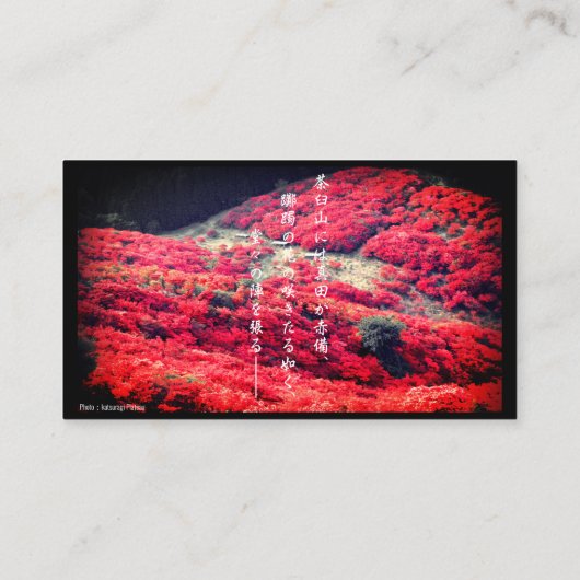 SANADA YUKIMURA(For Japanese)：Business Card 名刺 (裏面)