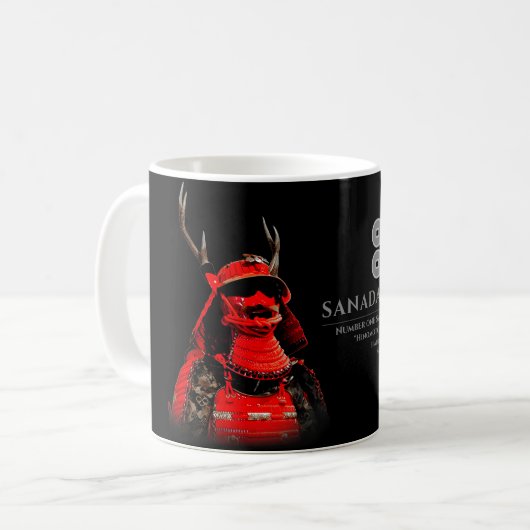 SANADA YUKIMURA (Red ver.) コーヒーマグカップ (正面左)