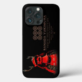 SANADA YUKIMURA (Red ver.) Case-Mate iPhoneケース (裏面)
