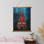 Sanada Yukimura Samurai Armor Wall Tapestry 吊り下げ型タペストリー (寝室)