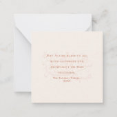 Sanah Hijriyah Mubaraka 1447 Flat Card ノートカード (裏面)