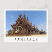 Sanctuary of Truth、パタヤ（タイ） ポストカード (正面)