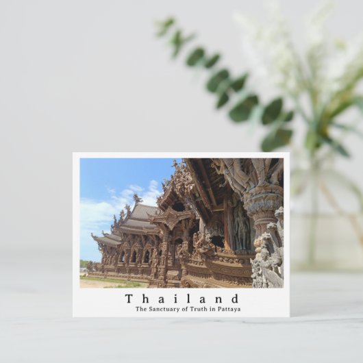 Sanctuary of Truth、パタヤ（タイ） ポストカード (スタンド正面)