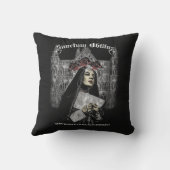 Sanctum Oblitus – ゴシック様式のストリートウェアデザイン クッション (裏面)