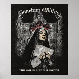 Sanctum Oblitus – ゴシック様式のストリートウェアデザイン ポスター