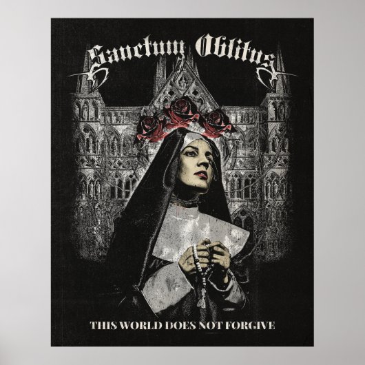 Sanctum Oblitus – ゴシック様式のストリートウェアデザイン ポスター (正面)