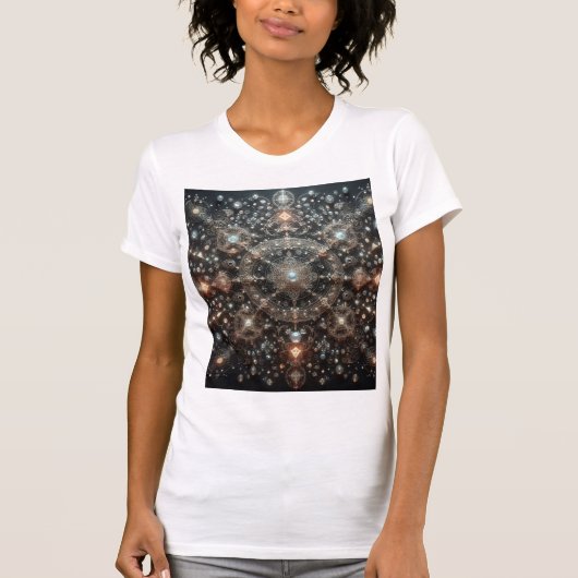 Sanctum of the Sigils — Alchemical Star Mandala Tシャツ (正面)