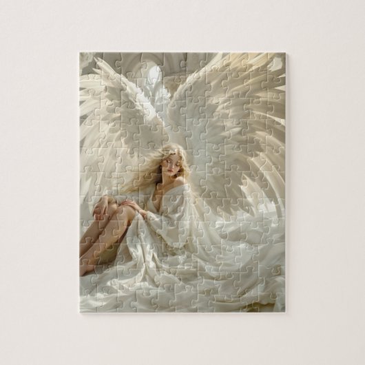 Sanctum of Wings – 光のホールの天使 ジグソーパズル (縦)