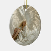 Sanctum of Wings – 光のホールの天使 セラミックオーナメント (右)